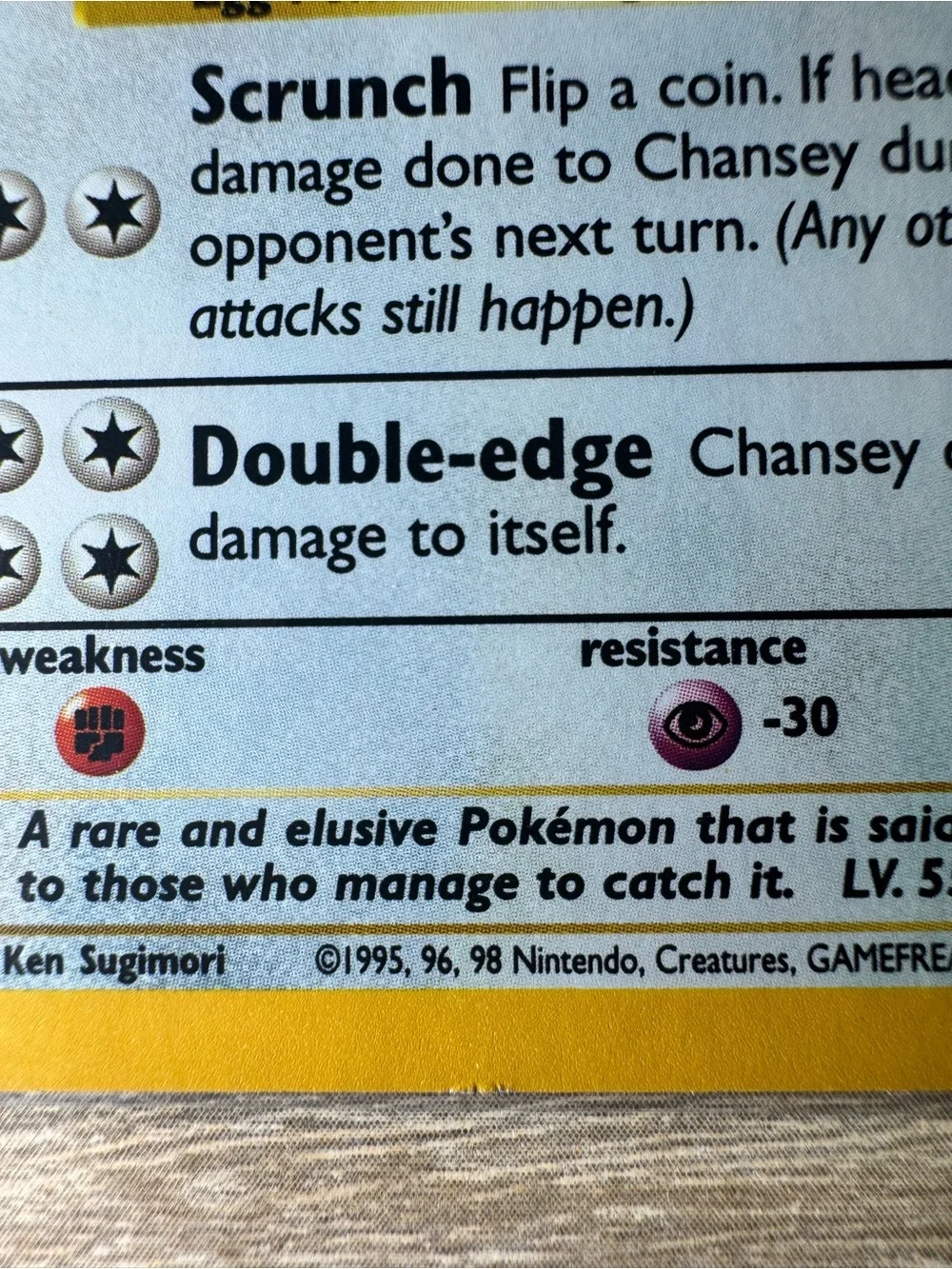 Chansey #3/Pokemon Base Set 2